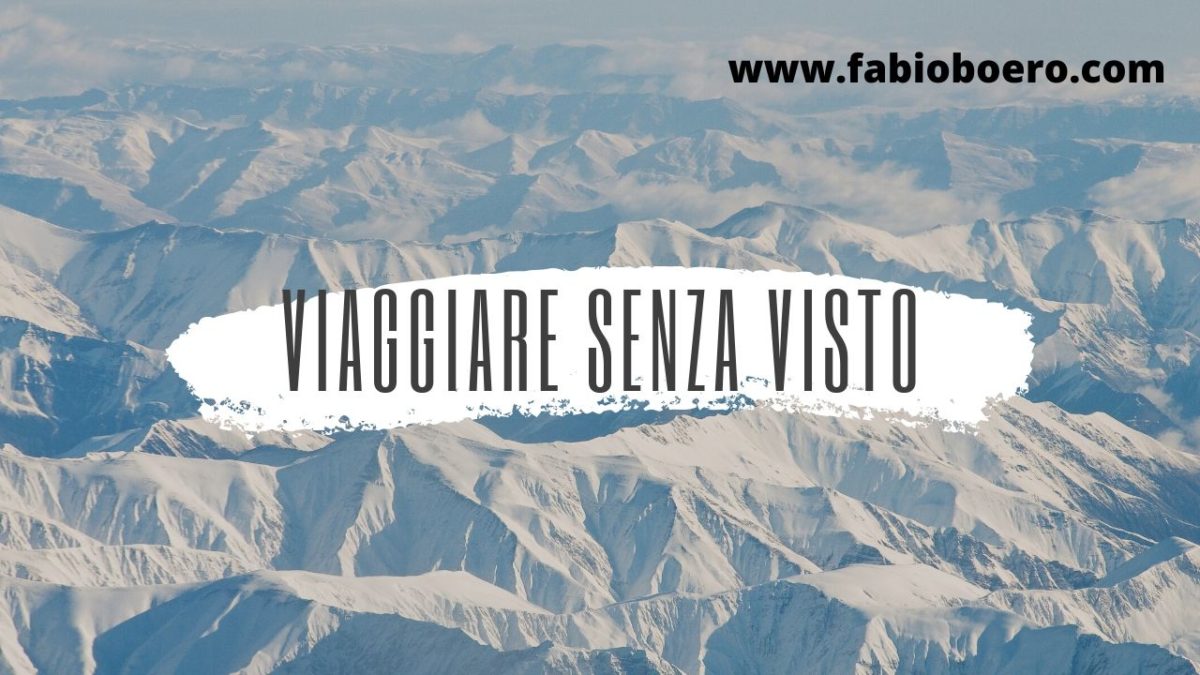 Paesi visitabili per turismo senza visto con il passaporto italiano