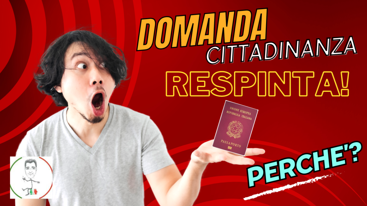 Hanno respinto la mia domanda di cittadinanza.