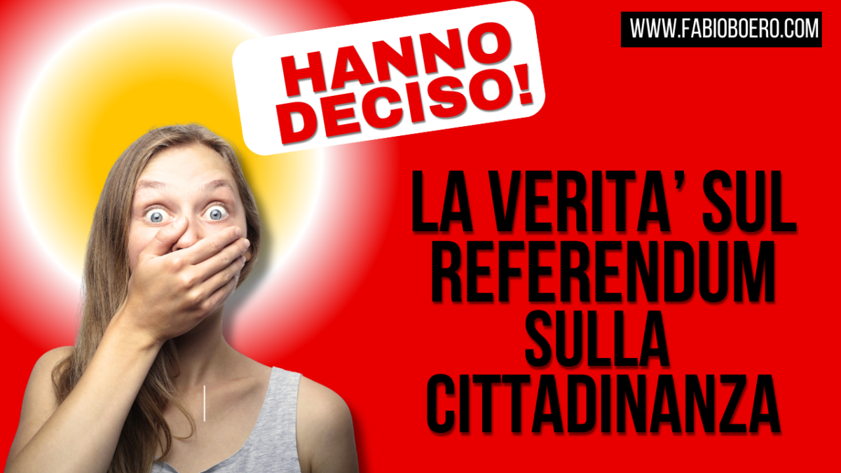 Il referendum sulla cittadinanza